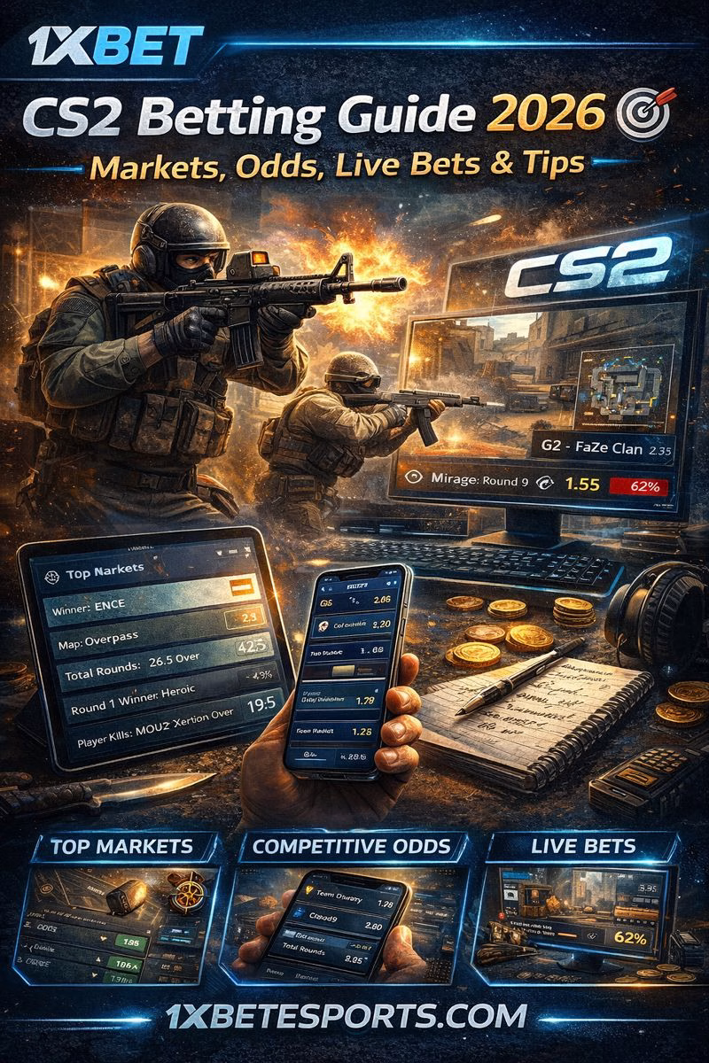 CS2 Betting Guide 2026 Markets, Odds, Live Bets & Tips