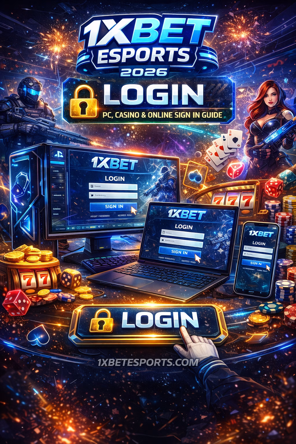 1xBet Esports Login (2026) 🔐 PC, Casino & Online Sign In Guide