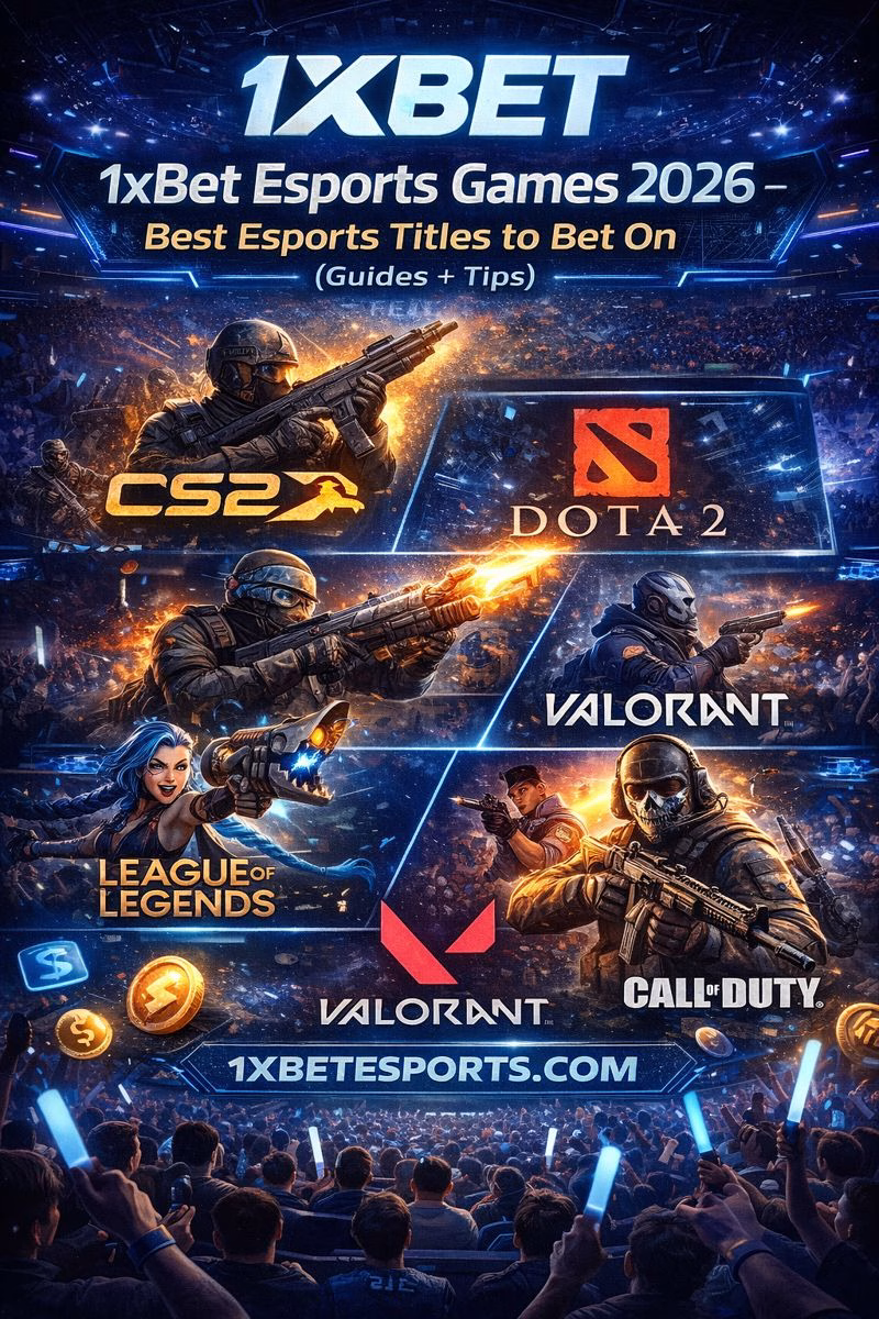 1xBet Esports Games – Bet on the Best Titles in 2026!
