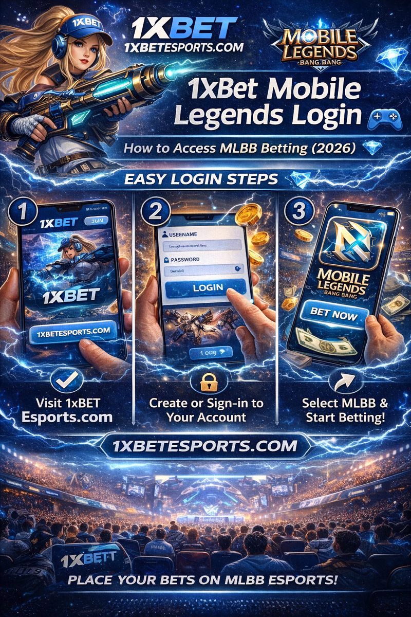 1xBet Mobile Legends Login (2026) 🎮 How to Access MLBB Betting on App & PC