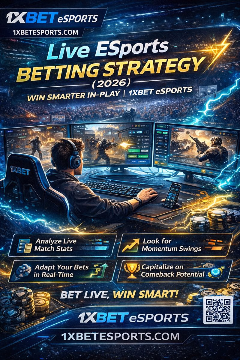 Live Esports Betting Strategy (2026) In-Play Tips, Timing & Smart Markets